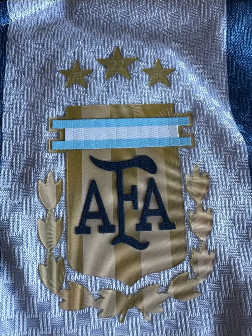 ARGENTINA 26 HOME MESSI AUTHENTIC JERSEY